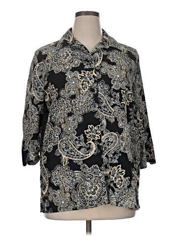 Alia 3/4 Sleeve Blouse (view 1)