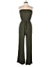 12pm by Mon Ami Solid Green Jumpsuit Size S - photo 1