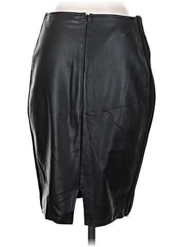 Bailey 44 Faux Leather Skirt (view 2)