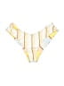 Unbranded Stripes Yellow Ivory Swimsuit Bottoms Size S (estimated) - photo 1