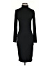 Leith Solid Black Casual Dress Size S - photo 1