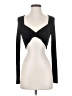 Shein Black Long Sleeve T-Shirt Size 2 - photo 1