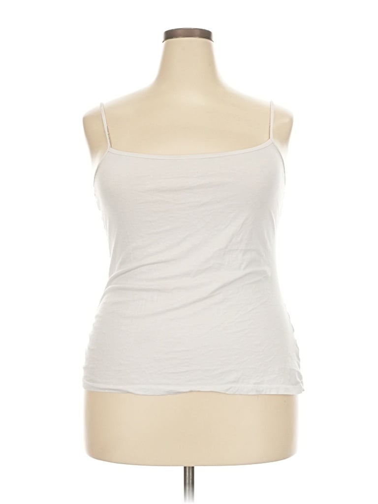 Pre-owned Just Be ... Tank Top Ivory Strapless Neckline Tops In White
