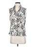 Express Silver Sleeveless Blouse Size S - photo 1