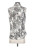 Express Silver Sleeveless Blouse Size S - photo 2