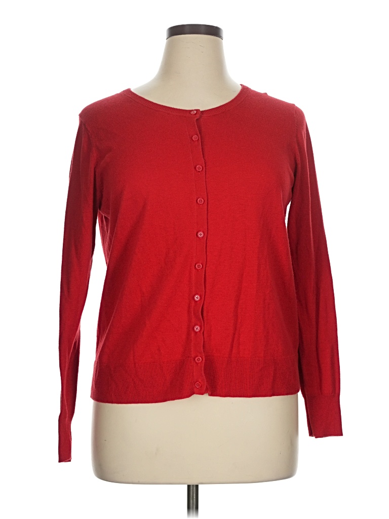 Pre-owned Old Navy Cardigan Sweater In Red