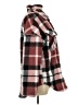 Ci Sono 100% Polyester Plaid Burgundy Coat Size L - photo 4