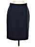 Banana Republic Solid Blue Wool Skirt Size 6 - photo 1