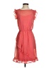 A New Day 100% Polyester Hearts Orange Cocktail Dress Size S - photo 1
