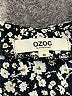 Ozoc Black Short Sleeve Blouse Size EU 38 / US 8 - photo 4