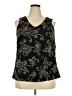 Rena Rowan 100% Polyester Black Tank Top Size 20W - photo 1