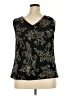 Rena Rowan 100% Polyester Black Tank Top Size 20W - photo 2