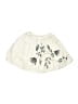 Tea 100% Cotton Solid Ivory Skirt Size 5 - photo 2