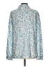 Unbranded Paisley Blue Long Sleeve Blouse Size L - photo 2
