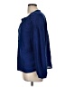 Talbots 100% Linen Blue Long Sleeve Blouse Size M - photo 5