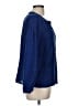 Talbots 100% Linen Blue Long Sleeve Blouse Size M - photo 4