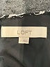 Ann Taylor LOFT 100% Polyester Print Black Casual Dress Size L (tall) - photo 7