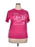 Unbranded 100% Polyester Pink Short Sleeve T-Shirt Size XXL - photo 1