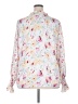Unbranded Floral White Long Sleeve Blouse Size 2X - photo 2