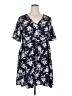 Shein Curve 100% Polyester Blue Casual Dress Size 2X - photo 1