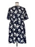 Shein Curve 100% Polyester Blue Casual Dress Size 2X - photo 2