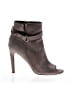 BCBGeneration 100% Leather Gray Ivory Ankle Boots Size 8 1/2 - photo 1