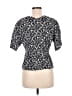 Ozoc Black Short Sleeve Blouse Size EU 38 / US 8 - photo 2
