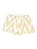 Lou & Grey for LOFT Chevron-herringbone Gold Shorts Size S - photo 1