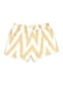 Lou & Grey for LOFT Chevron-herringbone Gold Shorts Size S - photo 2