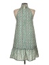 Assorted Brands Print Green Casual Dress Size S - photo 2