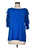 Worthington Blue 3/4 Sleeve Blouse Size M - photo 1