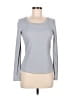 Unbranded 100% Polyester Gray Long Sleeve T-Shirt Size M - photo 1