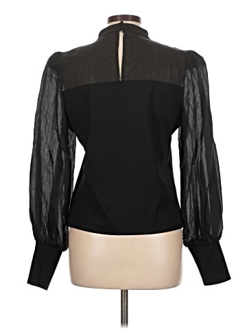 Flat White Long Sleeve Blouse (view 2)