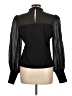 Flat White Black Long Sleeve Blouse Size L - photo 2