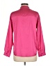 HOTOUCH Pink 3/4 Sleeve Button-Down Shirt Size M - photo 2