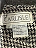 Carlisle 100% Acetate Houndstooth Gray Casual Dress Size 2 - photo 7