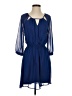 Daniel Rainn 100% Polyester Solid Blue Casual Dress Size S - photo 1