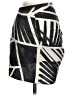 Zara Graphic Black Casual Skirt Size XS - photo 1