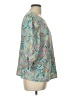 Shein Teal 3/4 Sleeve Blouse Size L - photo 4