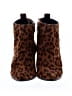 A New Day Animal Print Brown Ankle Boots Size 6 - photo 2