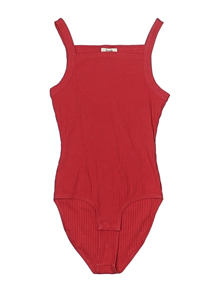 Pre-owned Madewell Bodysuit In Red