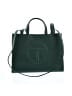 Telfar 100% Polyurethane Green Vegan Leather Medium Shopping Bag One size - photo 1