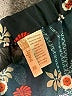 Japna 100% Polyester Black 3/4 Sleeve Blouse Size M - photo 7