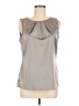 Gap Outlet 100% Polyester Gray Sleeveless Blouse Size M - photo 1