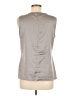 Gap Outlet 100% Polyester Gray Sleeveless Blouse Size M - photo 2