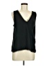 Chelsea28 100% Polyester Black Sleeveless Blouse Size M - photo 1