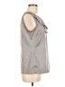Gap Outlet 100% Polyester Gray Sleeveless Blouse Size M - photo 4