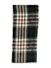 V.Fraas 100% Acrylic Houndstooth Burgundy Gray Scarf One size - photo 2