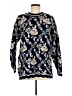 Spunky 100% Acrylic Paisley Blue Pullover Sweater Size M - photo 1