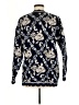 Spunky 100% Acrylic Paisley Blue Pullover Sweater Size M - photo 2